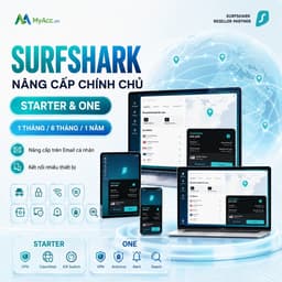 Nâng Cấp Surfshark VPN Chính Chủ