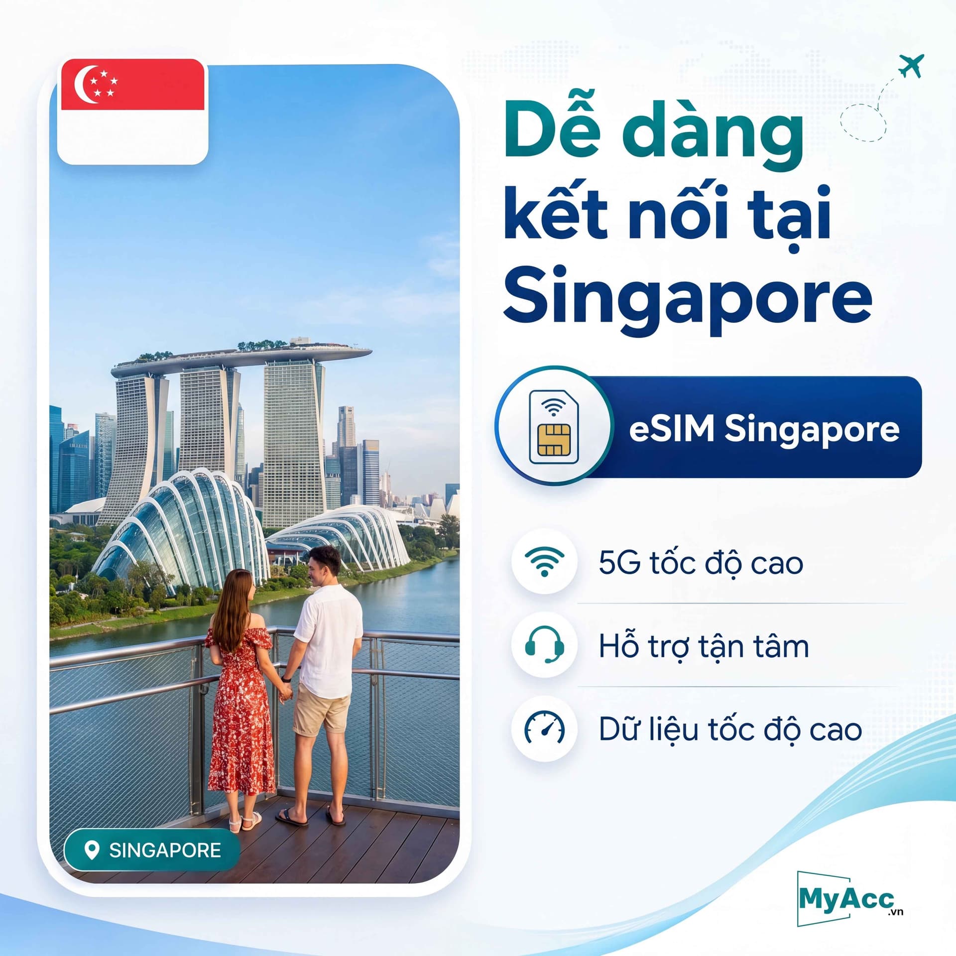 eSIM du lịch Singapore