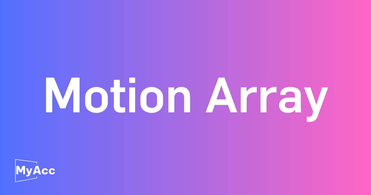 Tài khoản Motion Array premium