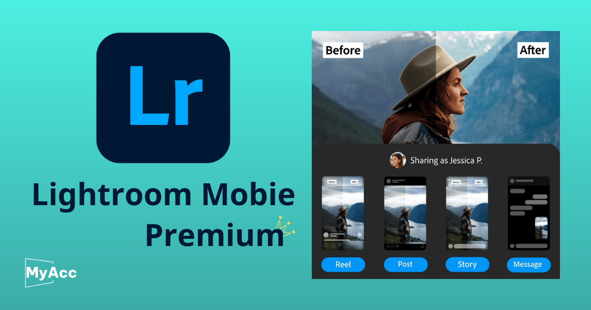 Tài khoản lightroom mobie premium